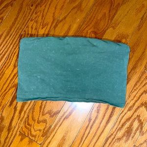 Women’s green tube top